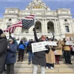 Hundreds protest Trump administration insurance policies in cities throughout US