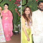 Pics: Priyanka Chopra poses along with her in-laws at Siddharths cocktail social gathering