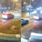 Mercedes goes airborne, soars over vehicles, in caught-on-video crash