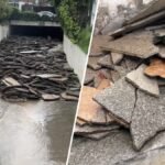 Slabs of damaged concrete pile up in Santa Monica Channel throughout storm – NBC Los Angeles