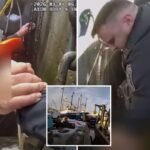 Fisherman stranded in freezing waters rescued by Massachusetts police in wild scene