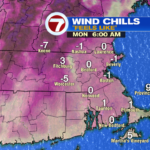 Under-zero wind chills Monday morning, hotter remainder of week – Boston Information, Climate, Sports activities
