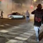 1 injured, 1 arrested after avenue takeover in downtown LA – NBC Los Angeles