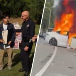 Northridge honors man for fiery crash rescue – NBC Los Angeles