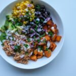 BBQ Hen Candy Potato Bowls