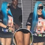 North West, 13, provides to her assortment of piercings with fake thigh studs