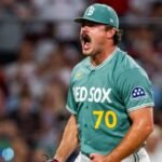 Pink Sox bats, Payton Tolle’s 14 strikeouts stifle Athletics, 13-1