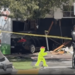 Car rips into Glendale constructing – NBC Los Angeles