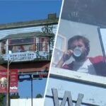 Man residing in billboard in West Hollywood to advertise Netflix movie – NBC Los Angeles