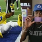 Davante Adams highlights his purple Taco Bell card