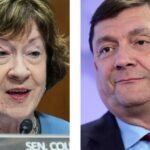 In Maine Senate debate, Collins distances herself from Trump